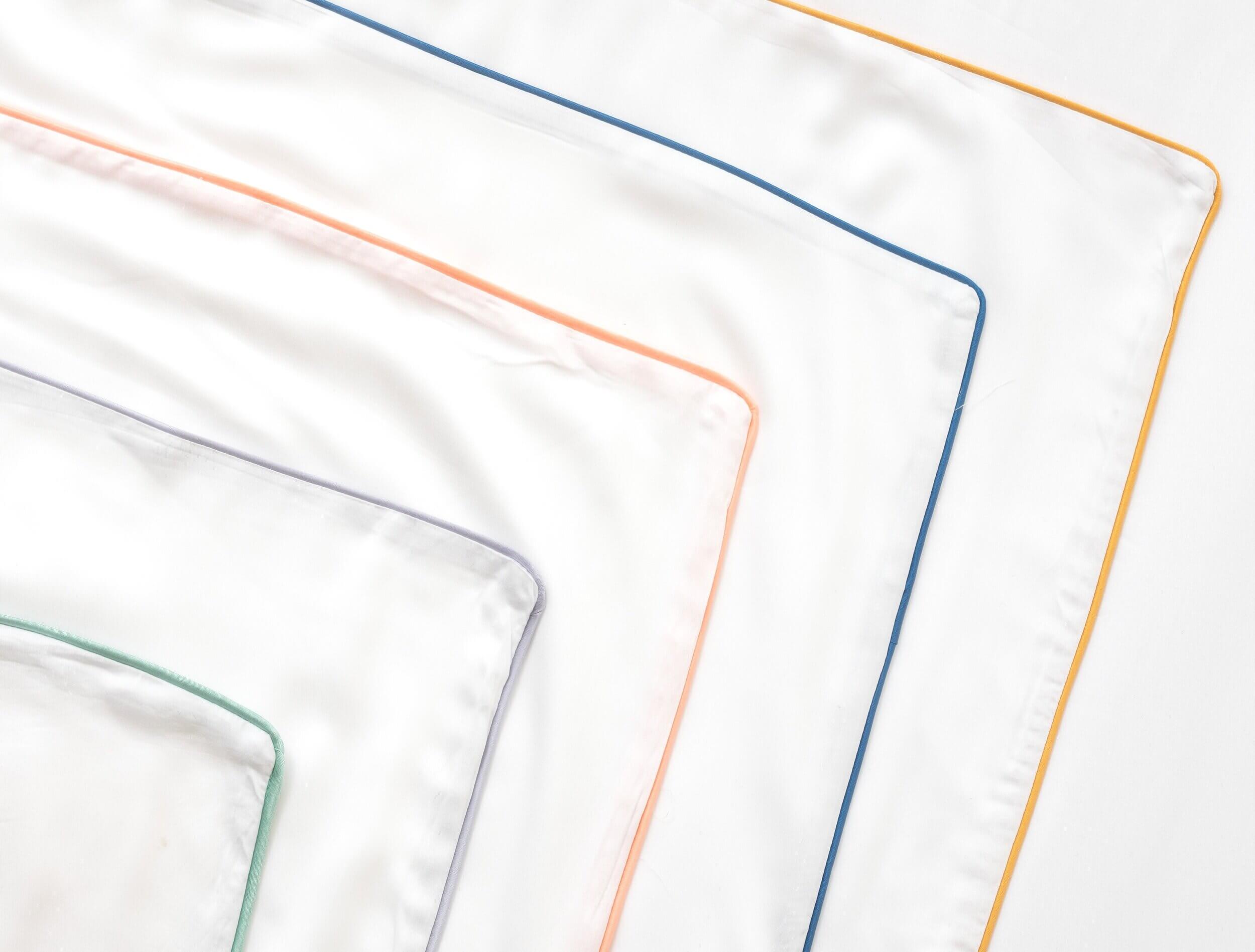 picture showing layered corners of bedding
