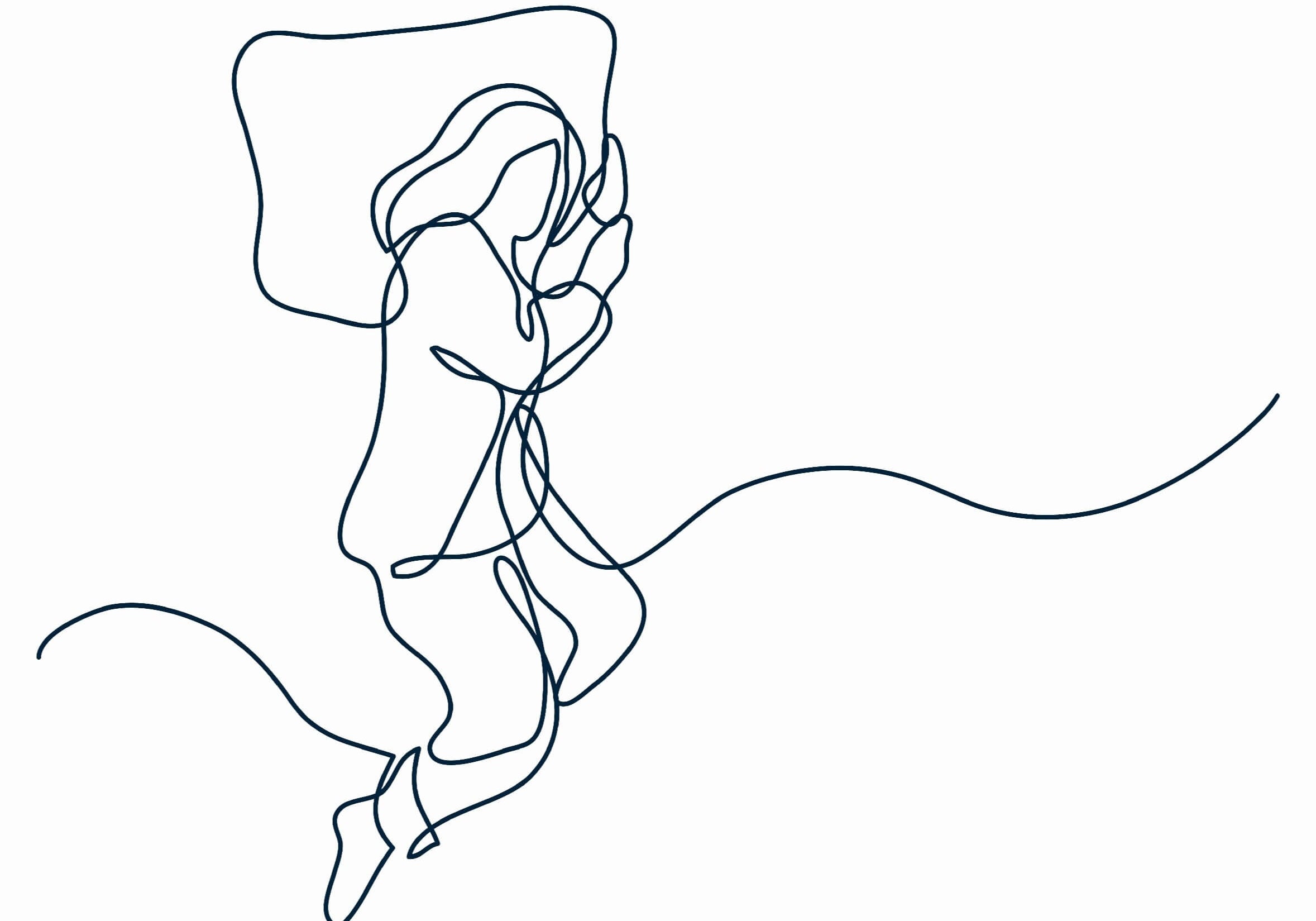 picture of person lying in bed