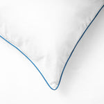 Navy bamboo sheet corner