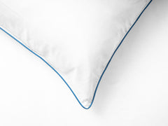 Navy bamboo sheet corner