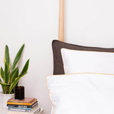 ochre bamboo bedding set