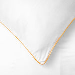 ochre bamboo corner sheet